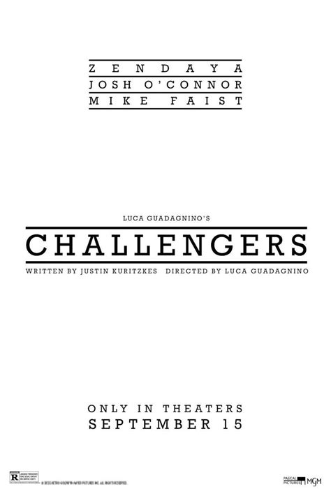 challengers 2024 showtimes